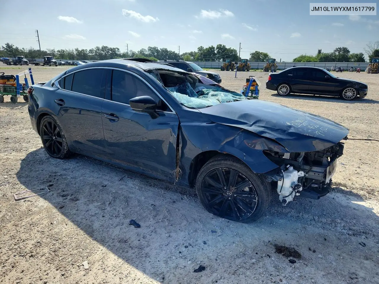 2021 Mazda 6 Grand Touring Reserve VIN: JM1GL1WYXM1617799 Lot: 61488546