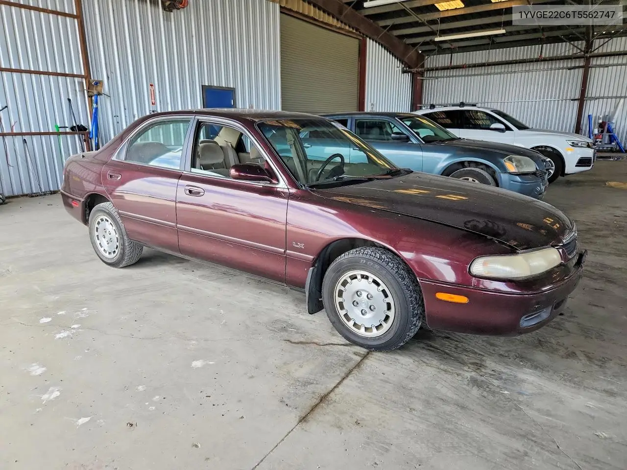 1996 Mazda 626 Dx VIN: 1YVGE22C6T5562747 Lot: 60369846