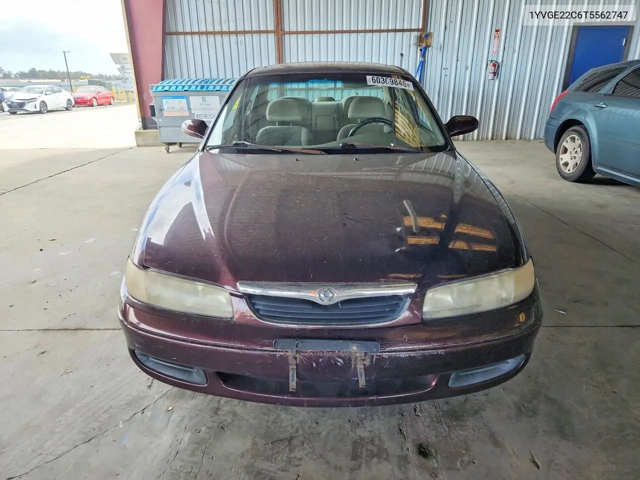 1996 Mazda 626 Dx VIN: 1YVGE22C6T5562747 Lot: 60369846