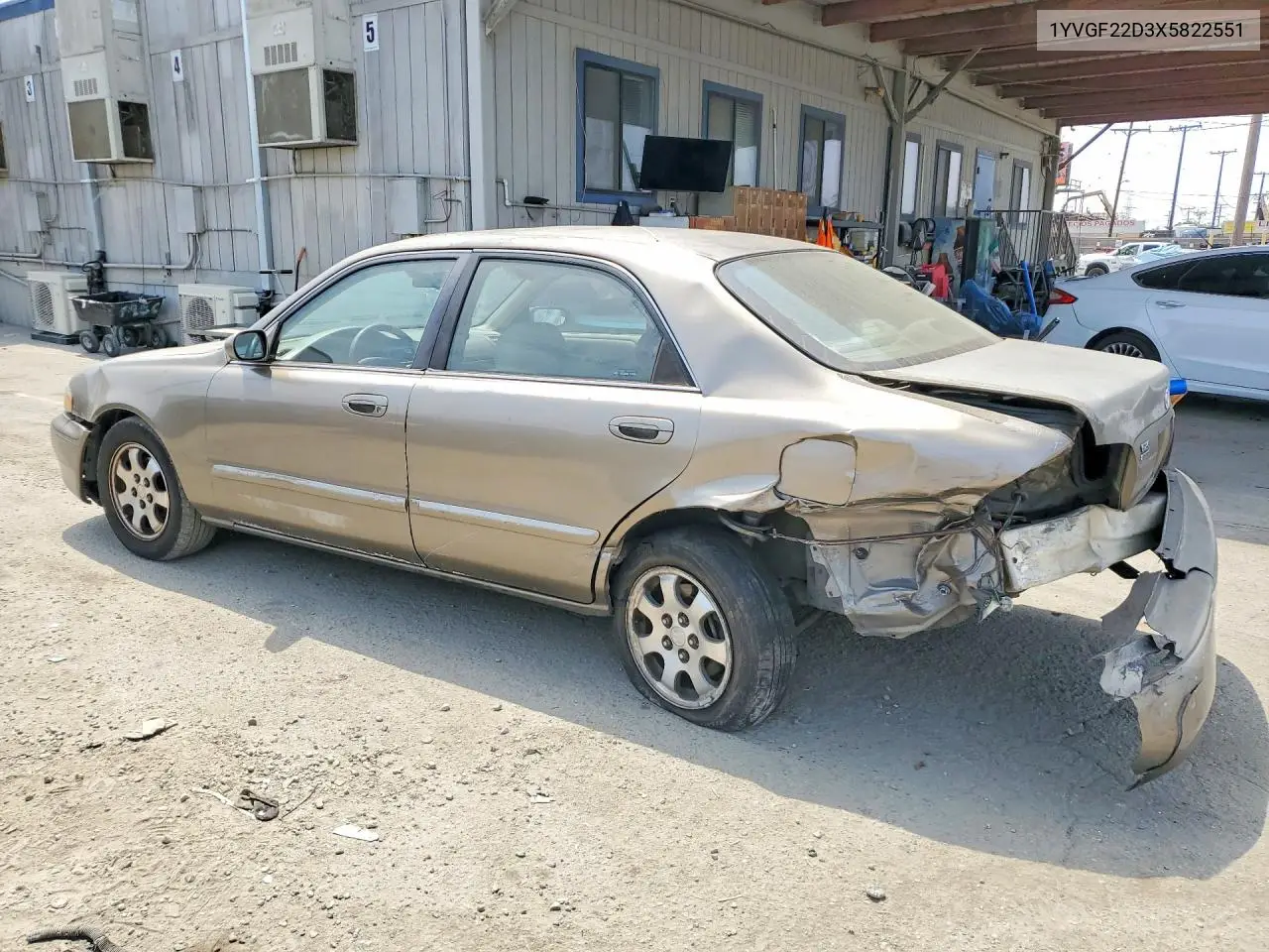 1999 Mazda 626 Es VIN: 1YVGF22D3X5822551 Lot: 56164196