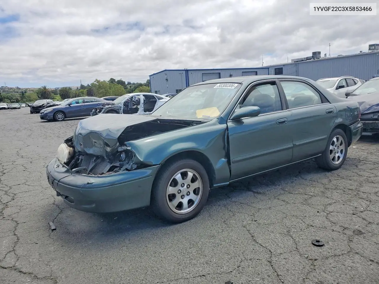 1999 Mazda 626 Es VIN: 1YVGF22C3X5853466 Lot: 58300306