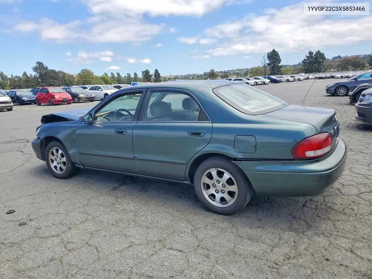 1999 Mazda 626 Es VIN: 1YVGF22C3X5853466 Lot: 58300306