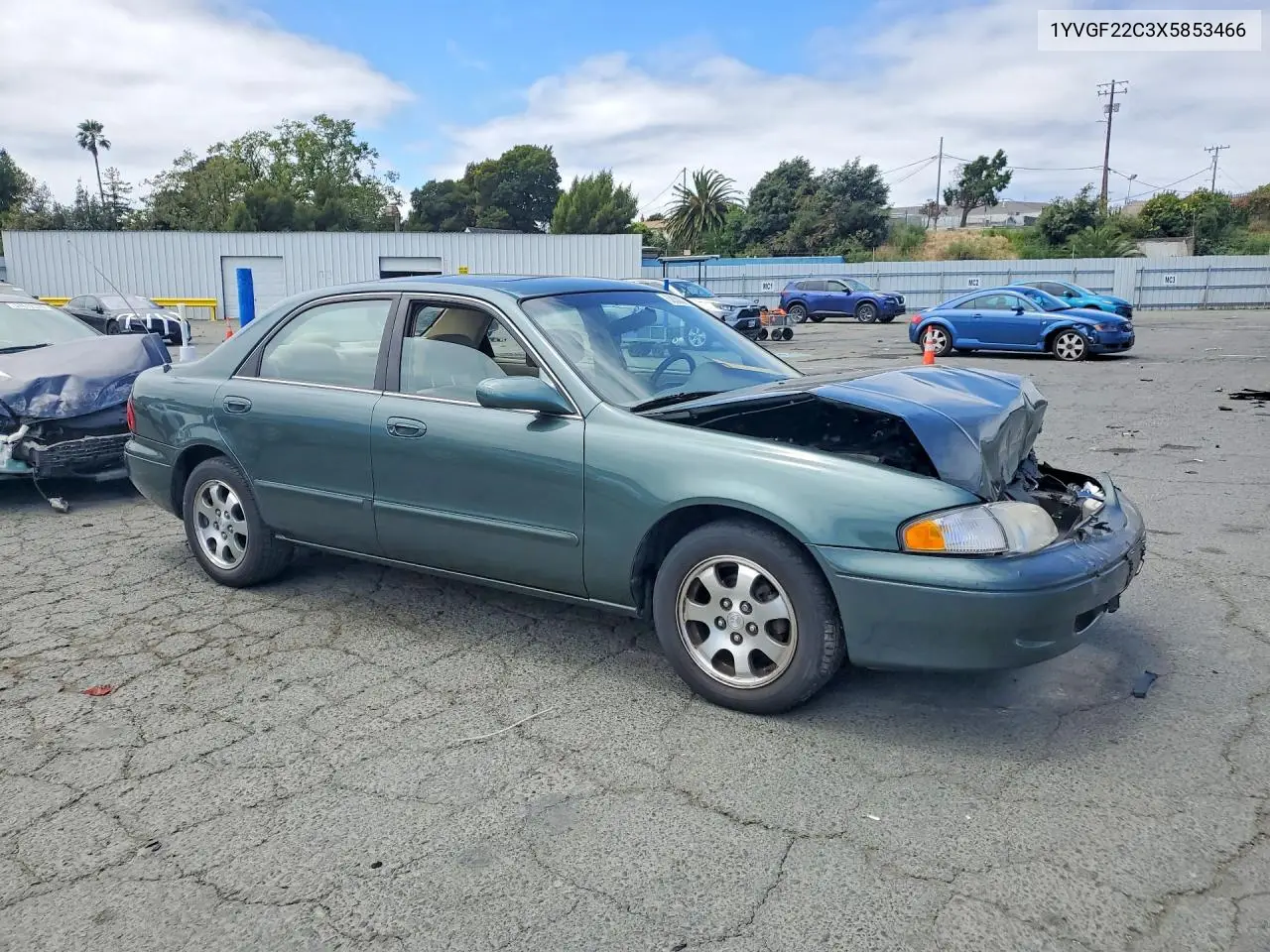 1999 Mazda 626 Es VIN: 1YVGF22C3X5853466 Lot: 58300306
