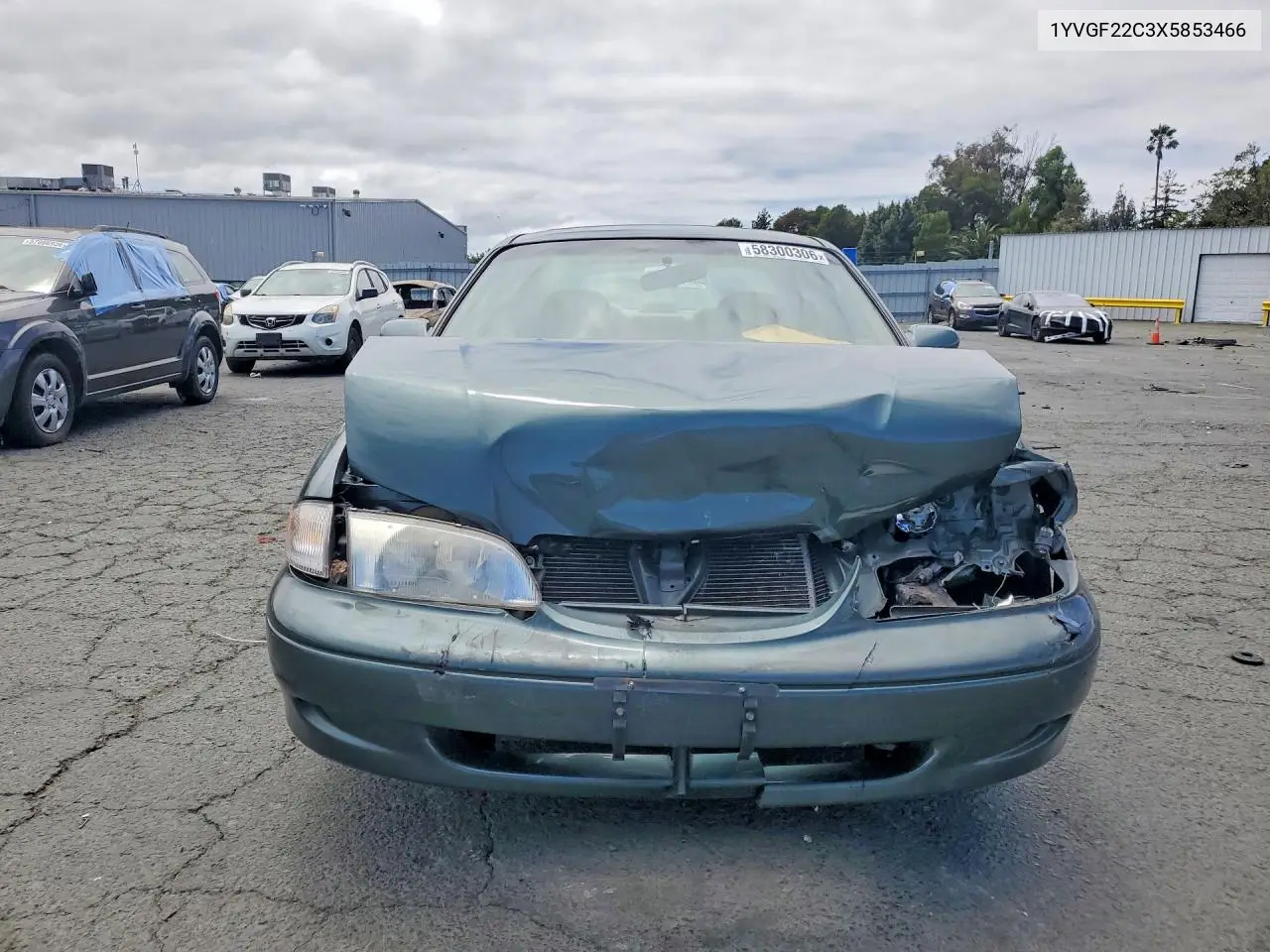 1999 Mazda 626 Es VIN: 1YVGF22C3X5853466 Lot: 58300306