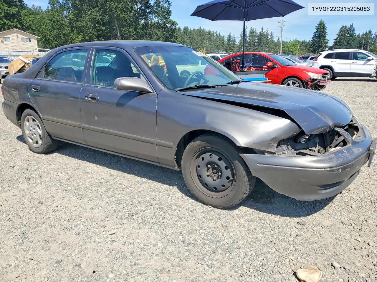2001 Mazda 626 Es VIN: 1YVGF22C315205083 Lot: 55456136