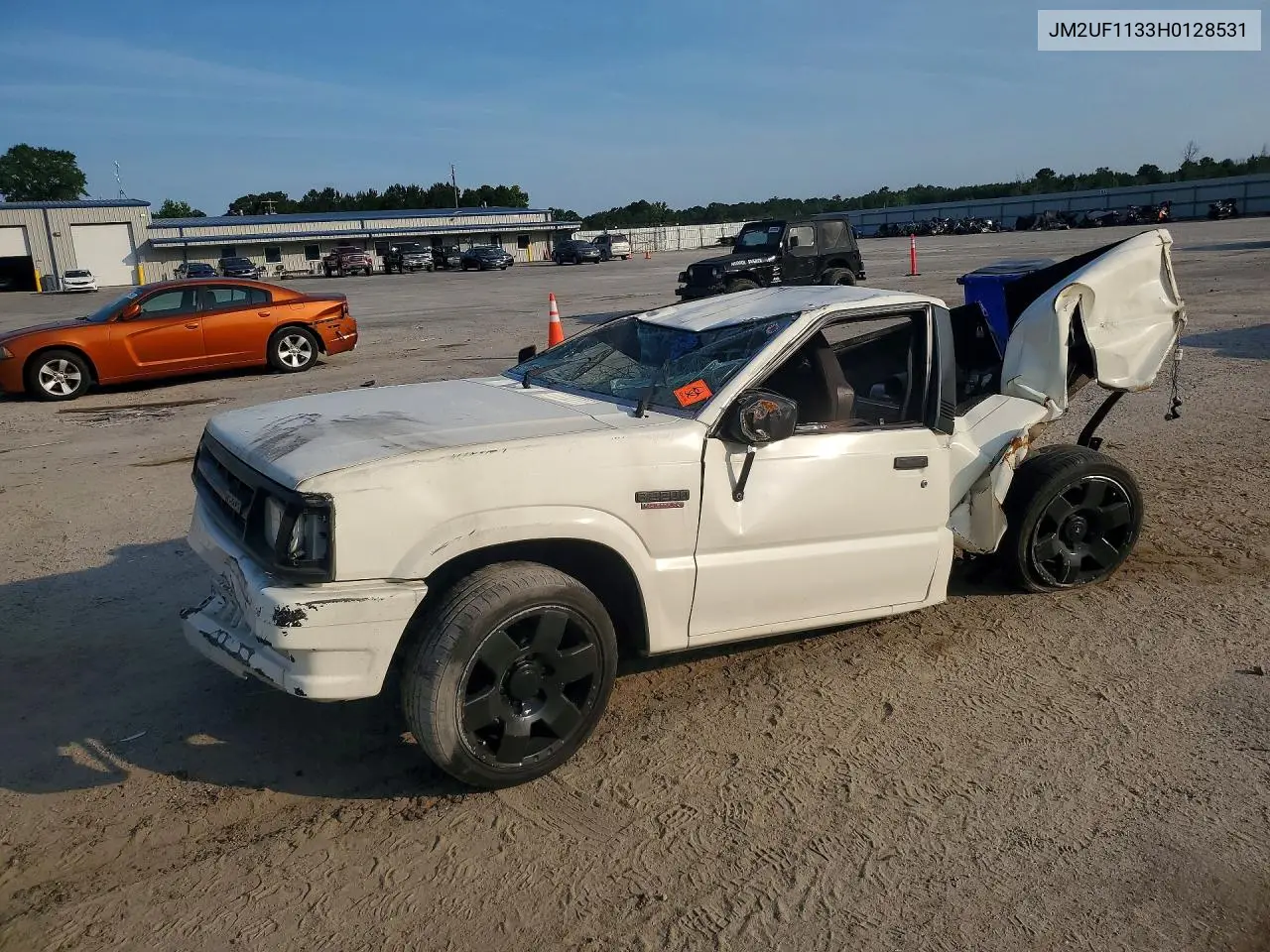 1987 Mazda B2200 Short Bed VIN: JM2UF1133H0128531 Lot: 58792626