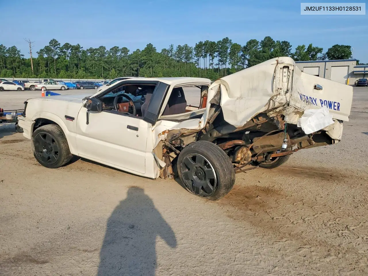 1987 Mazda B2200 Short Bed VIN: JM2UF1133H0128531 Lot: 58792626