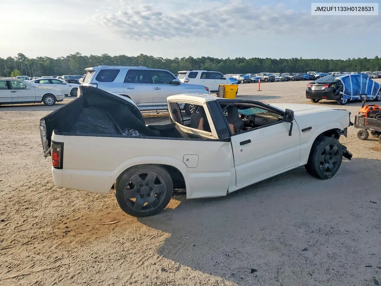 1987 Mazda B2200 Short Bed VIN: JM2UF1133H0128531 Lot: 58792626