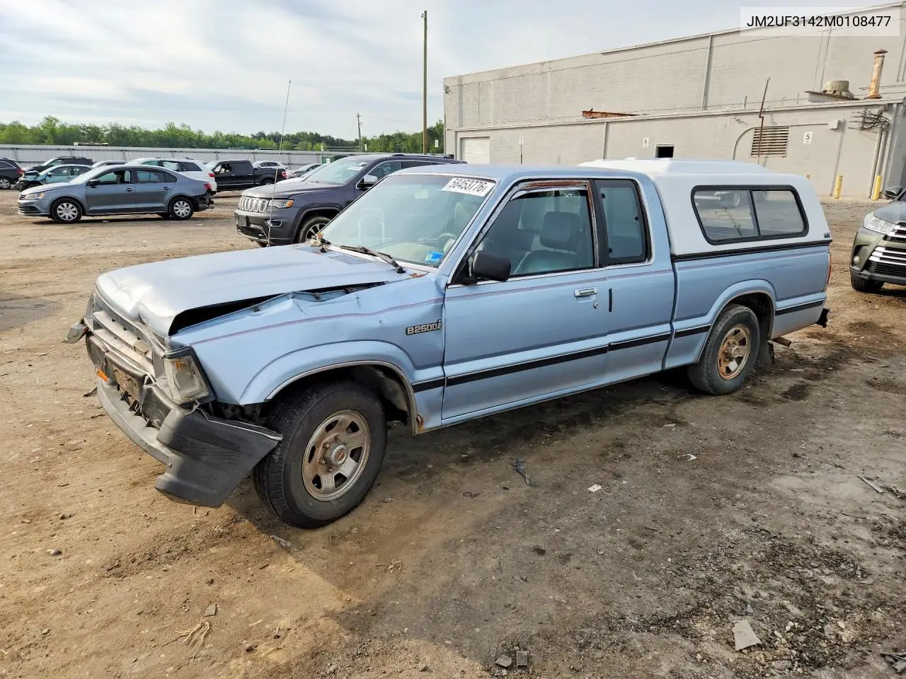 1991 Mazda B2600 Cab Plus VIN: JM2UF3142M0108477 Lot: 58453776