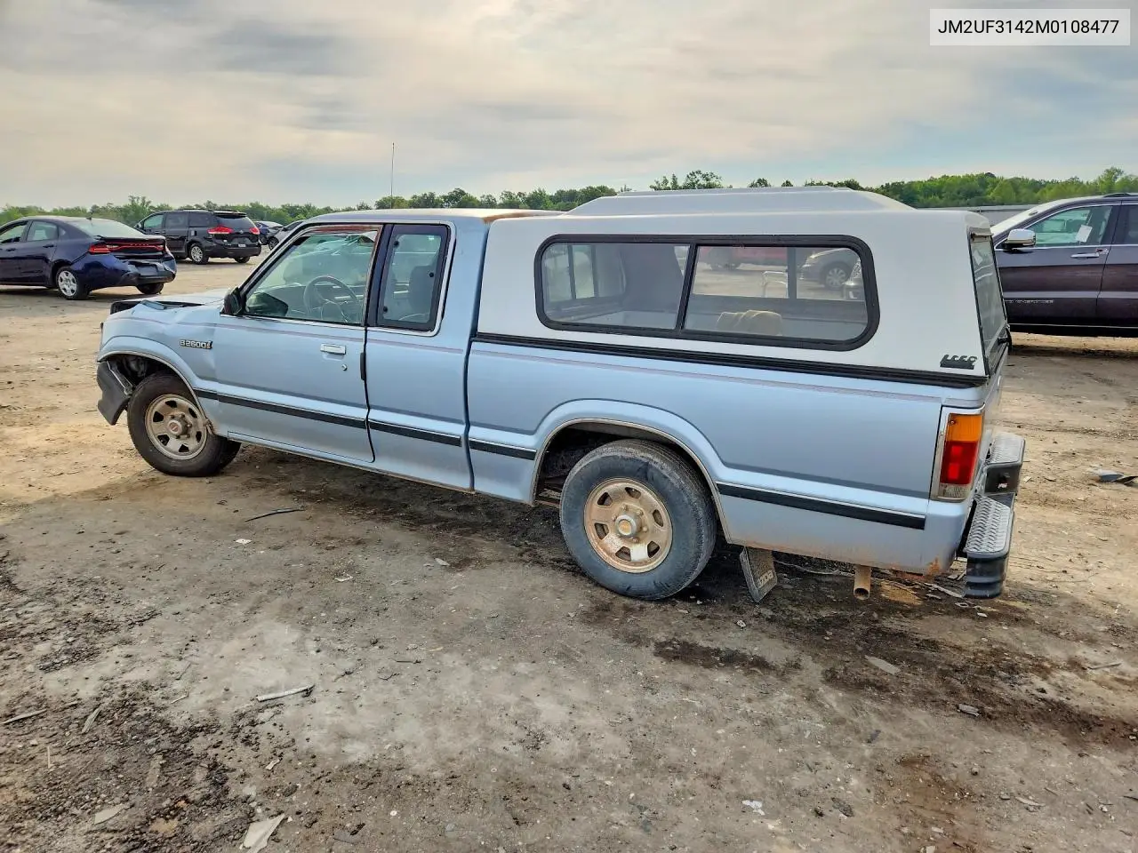 1991 Mazda B2600 Cab Plus VIN: JM2UF3142M0108477 Lot: 58453776