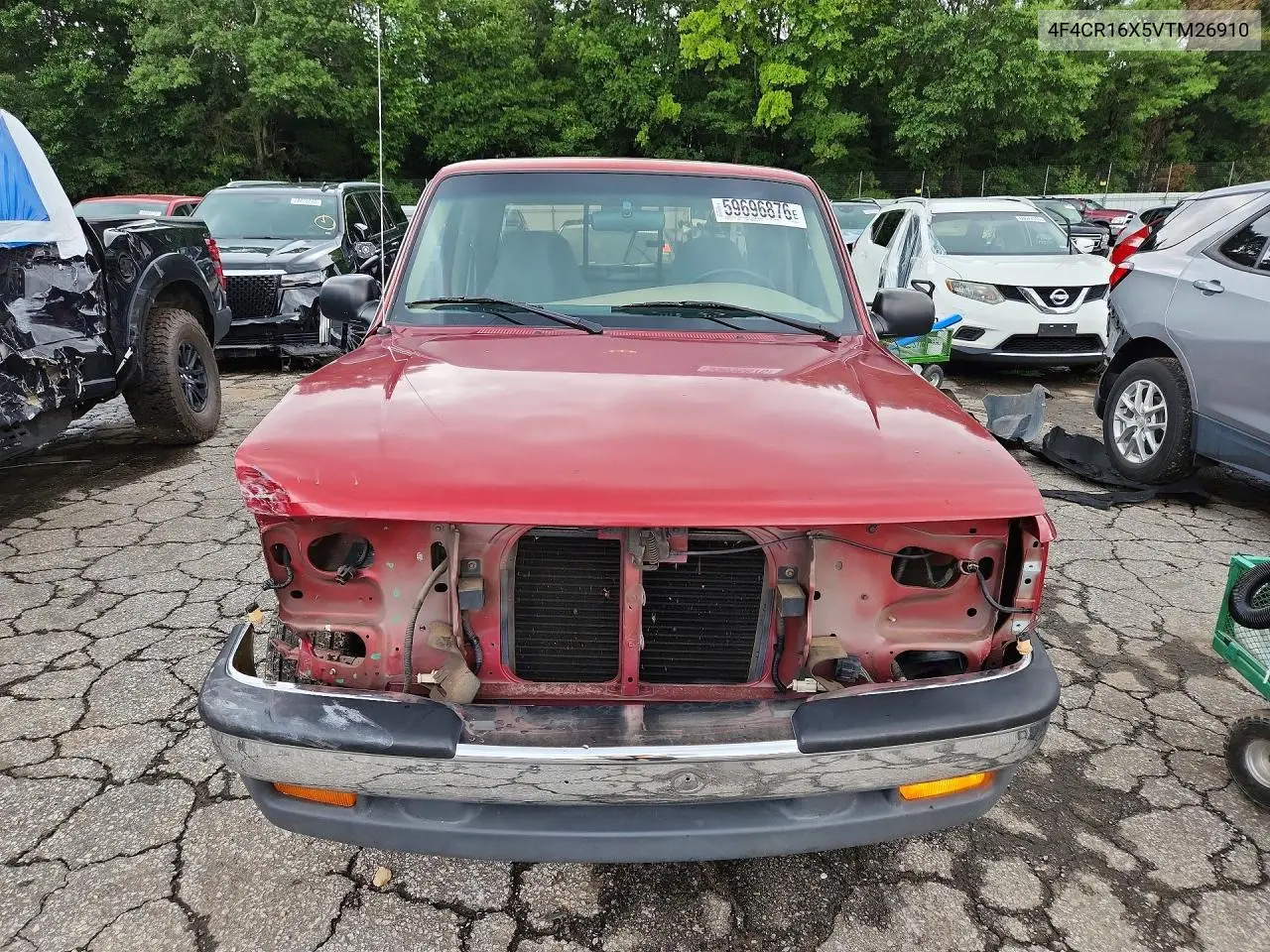 1997 Mazda B4000 Cab Plus VIN: 4F4CR16X5VTM26910 Lot: 59696876