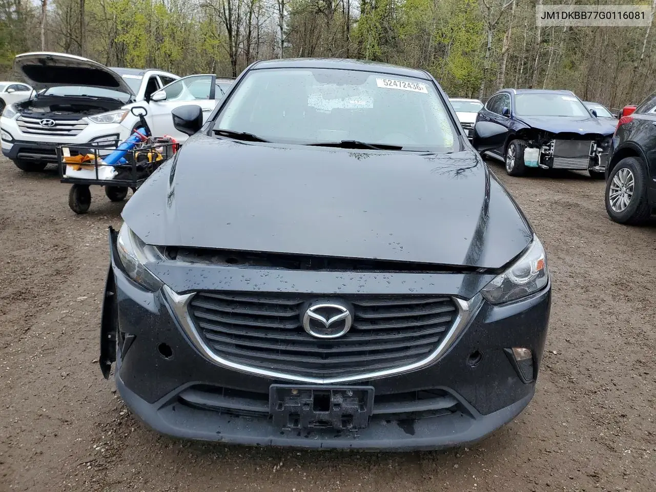 2016 Mazda Cx-3 Sport VIN: JM1DKBB77G0116081 Lot: 52472436