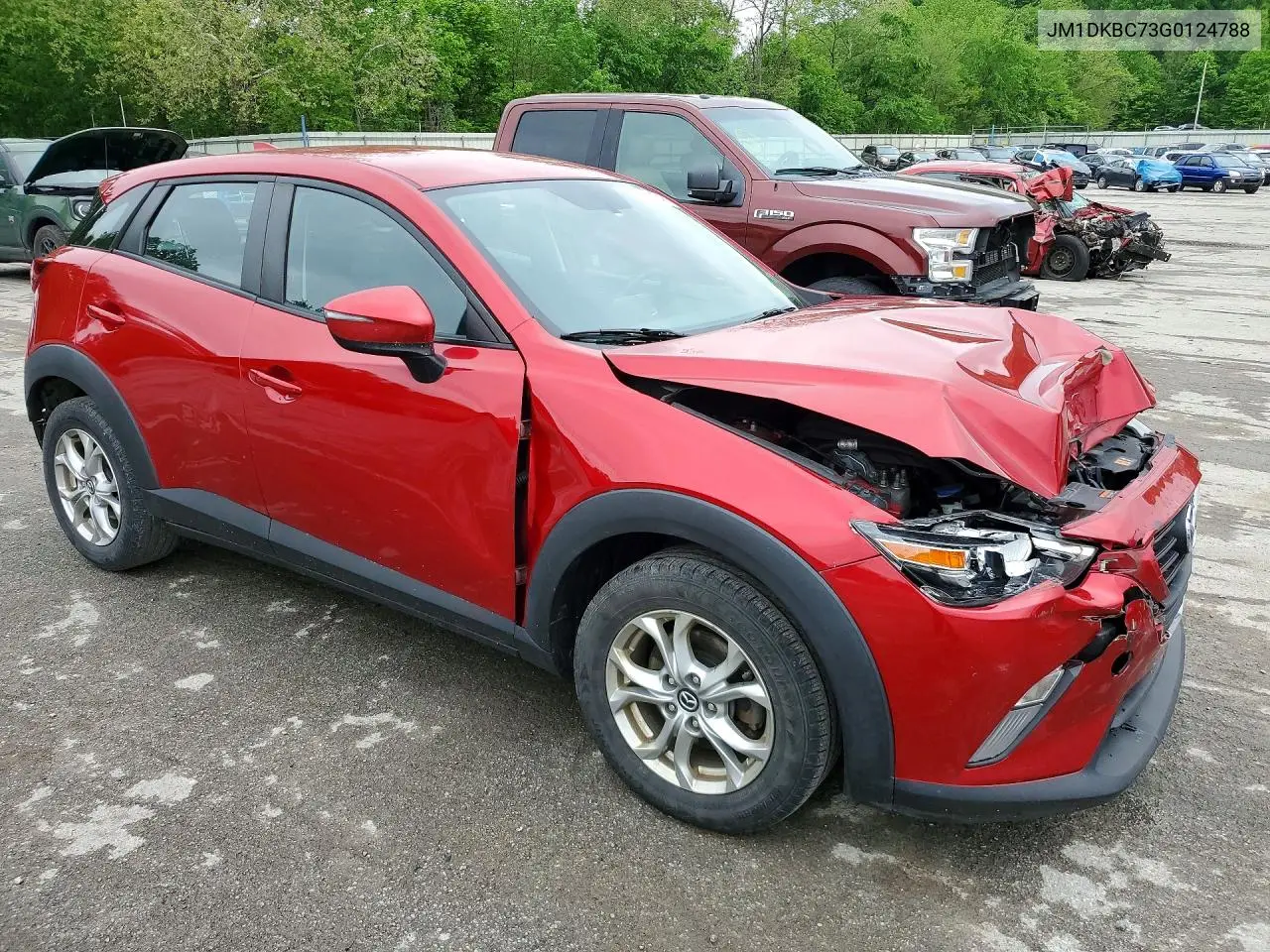 2016 Mazda Cx-3 Touring VIN: JM1DKBC73G0124788 Lot: 54317746