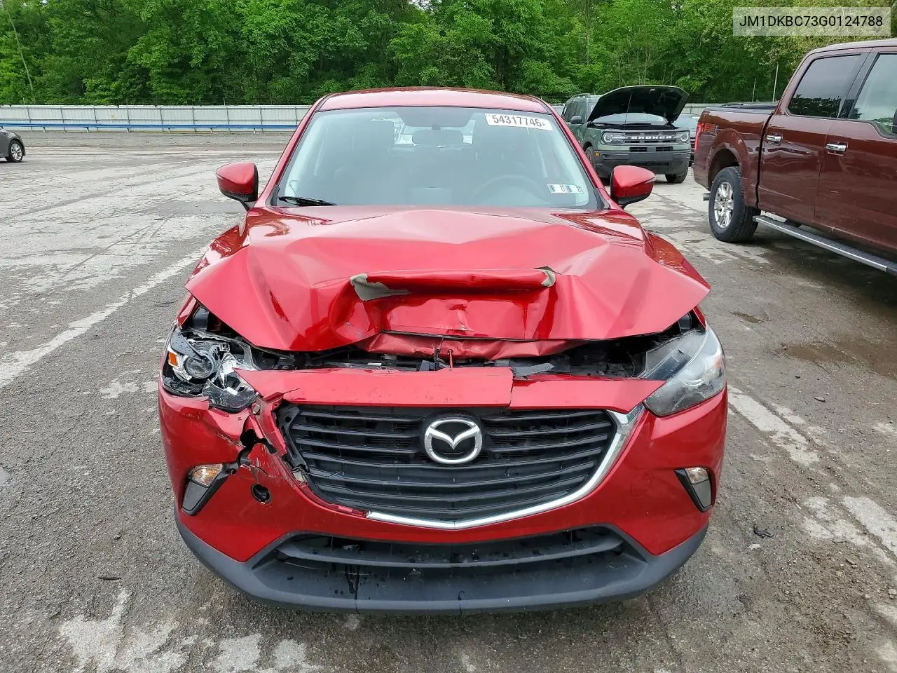 2016 Mazda Cx-3 Touring VIN: JM1DKBC73G0124788 Lot: 54317746