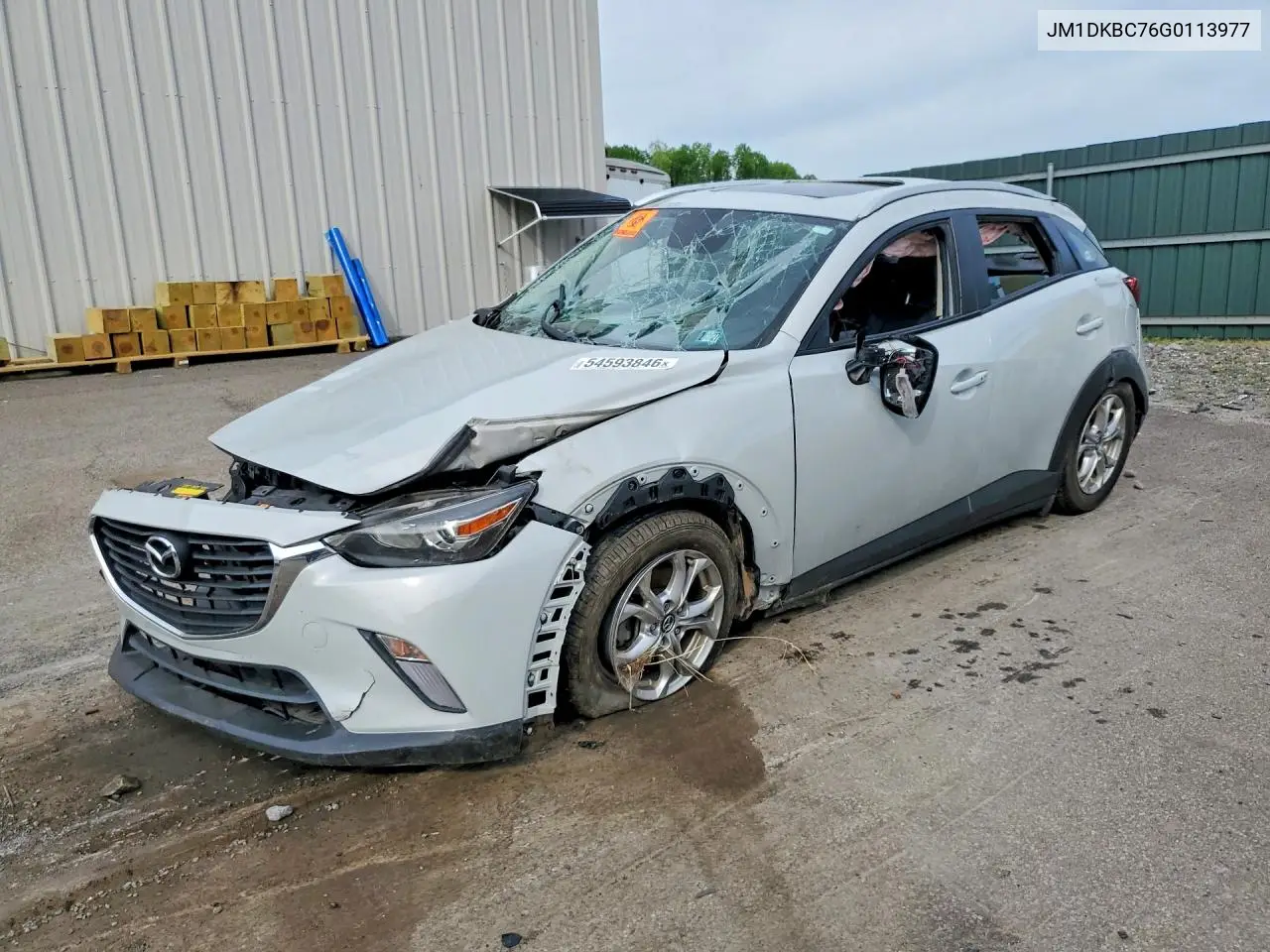 2016 Mazda Cx-3 Touring VIN: JM1DKBC76G0113977 Lot: 54593846