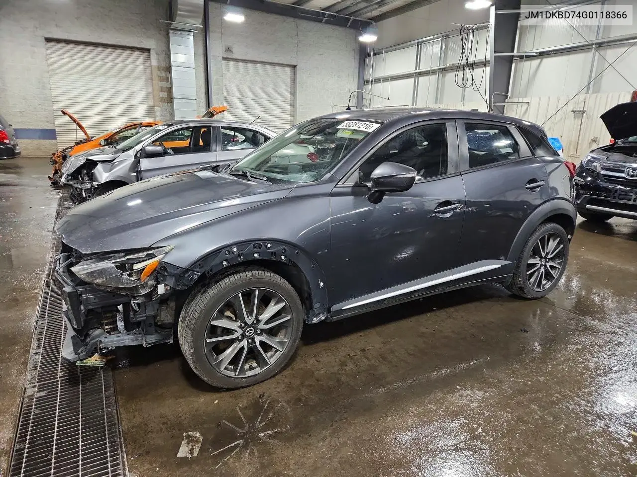 2016 Mazda Cx-3 Grand Touring VIN: JM1DKBD74G0118366 Lot: 56281216