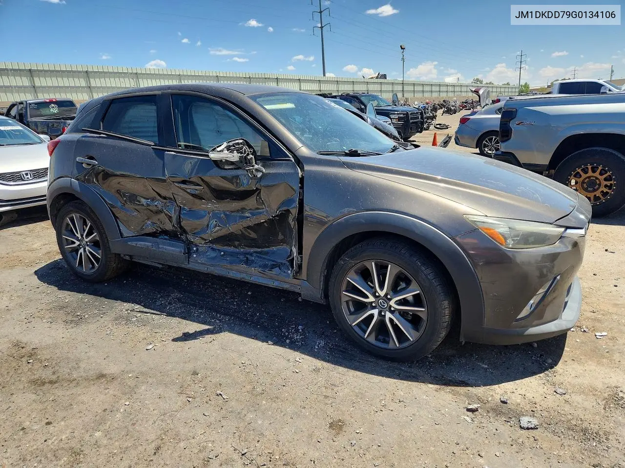 2016 Mazda Cx-3 Grand Touring VIN: JM1DKDD79G0134106 Lot: 56636856