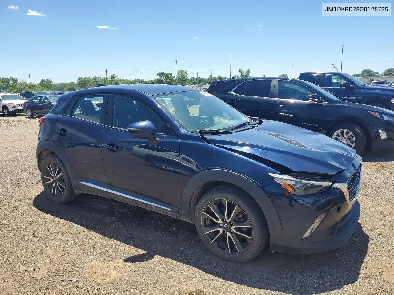 2016 Mazda Cx-3 Grand Touring VIN: JM1DKBD78G0125725 Lot: 56645776
