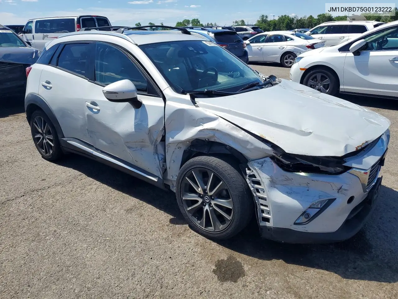 2016 Mazda Cx-3 Grand Touring VIN: JM1DKBD75G0123222 Lot: 57418696