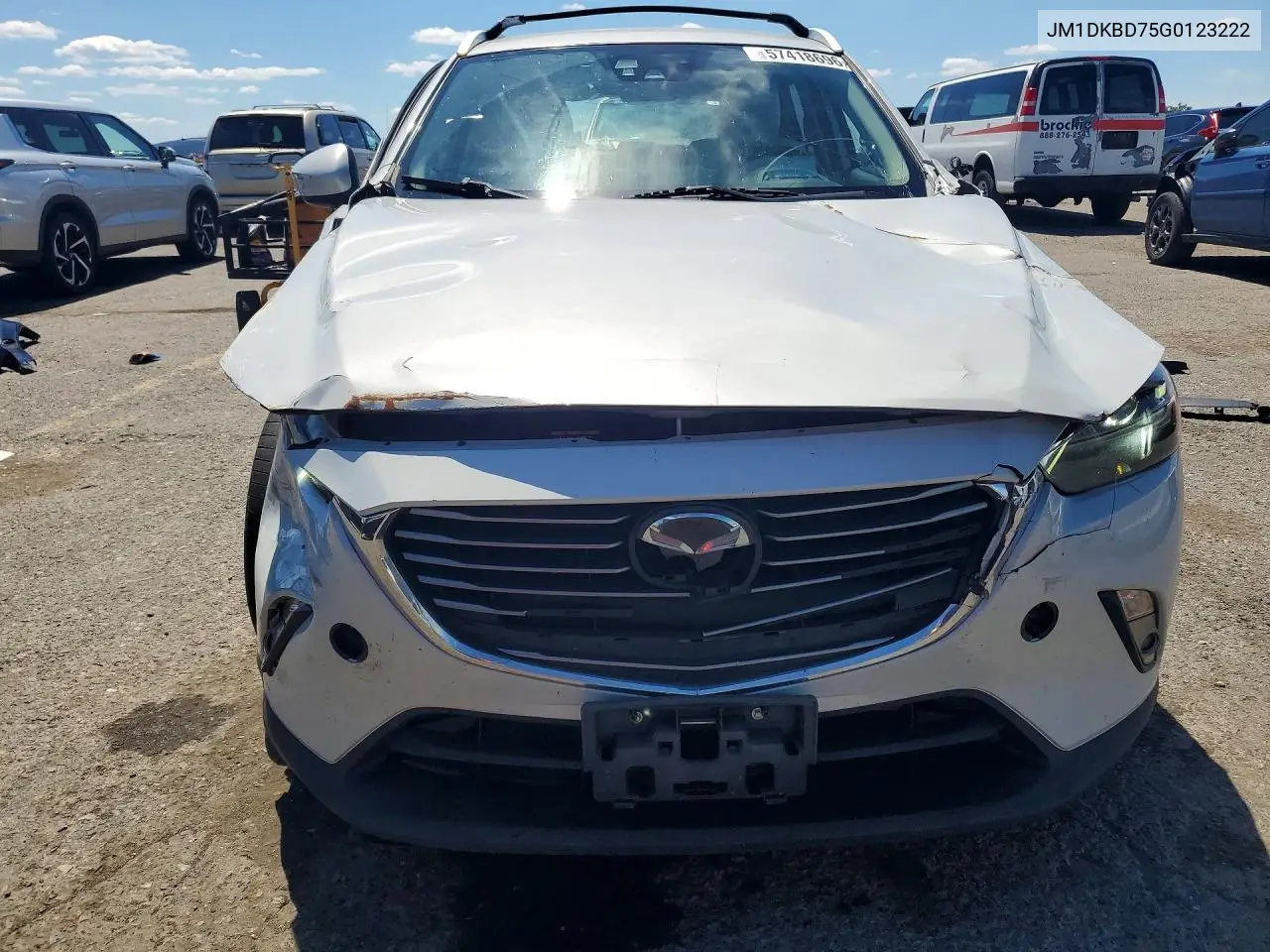 2016 Mazda Cx-3 Grand Touring VIN: JM1DKBD75G0123222 Lot: 57418696