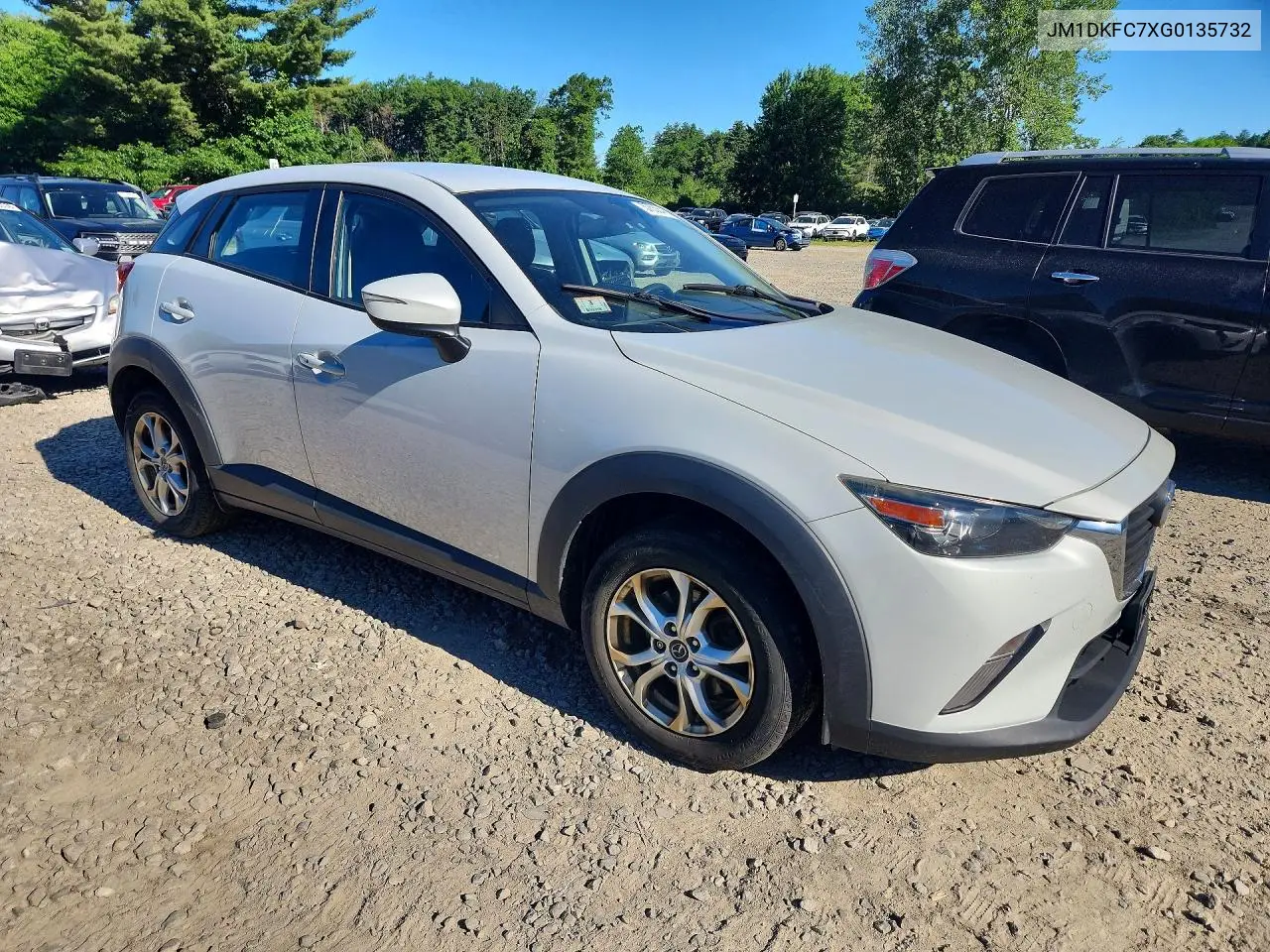 2016 Mazda Cx-3 Touring VIN: JM1DKFC7XG0135732 Lot: 57536416
