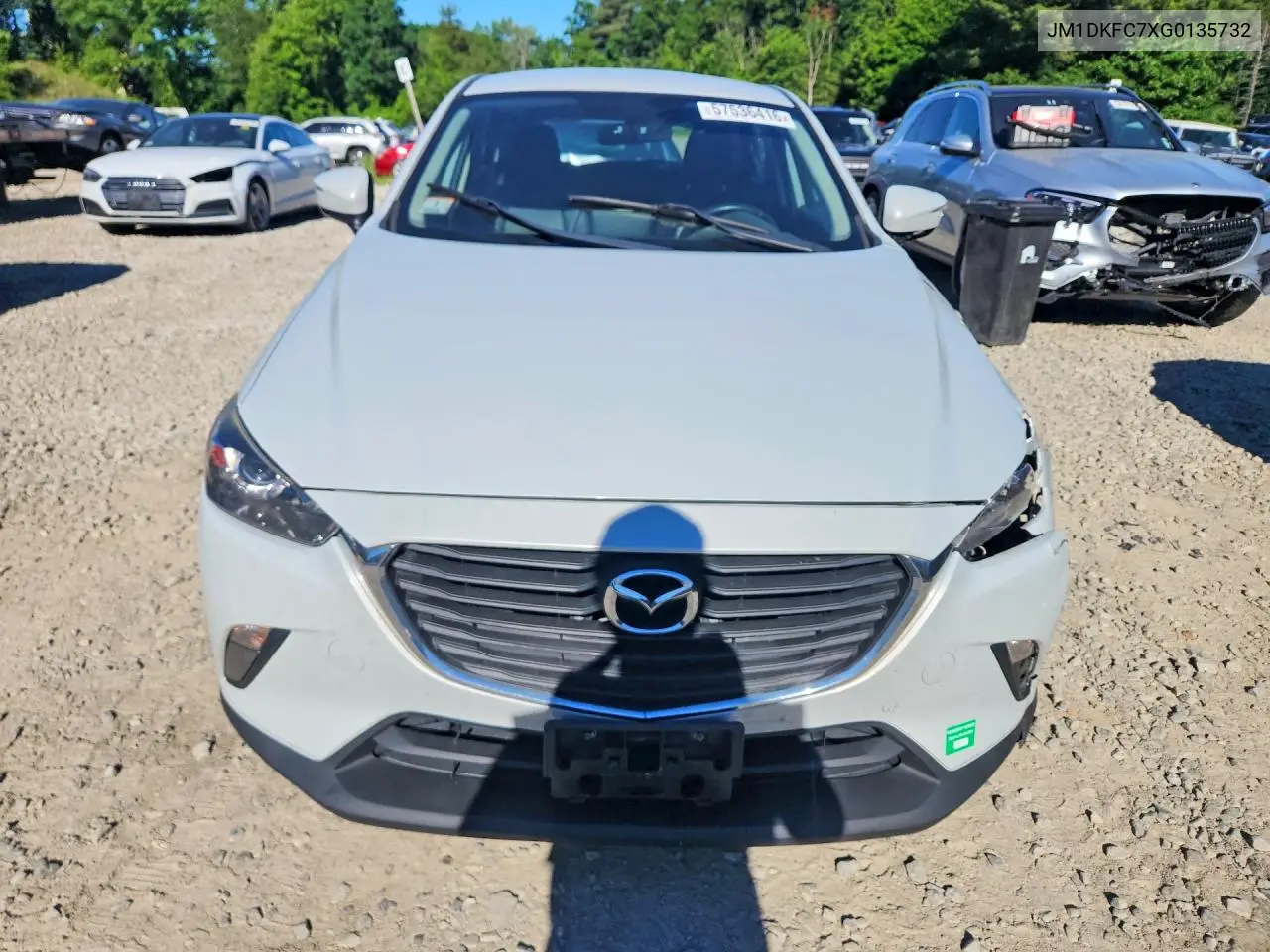 2016 Mazda Cx-3 Touring VIN: JM1DKFC7XG0135732 Lot: 57536416