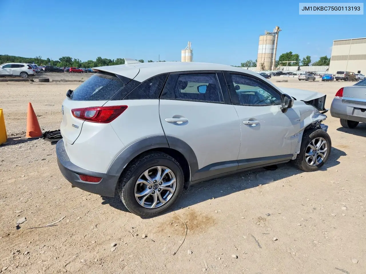 2016 Mazda Cx-3 Touring VIN: JM1DKBC75G0113193 Lot: 57996726