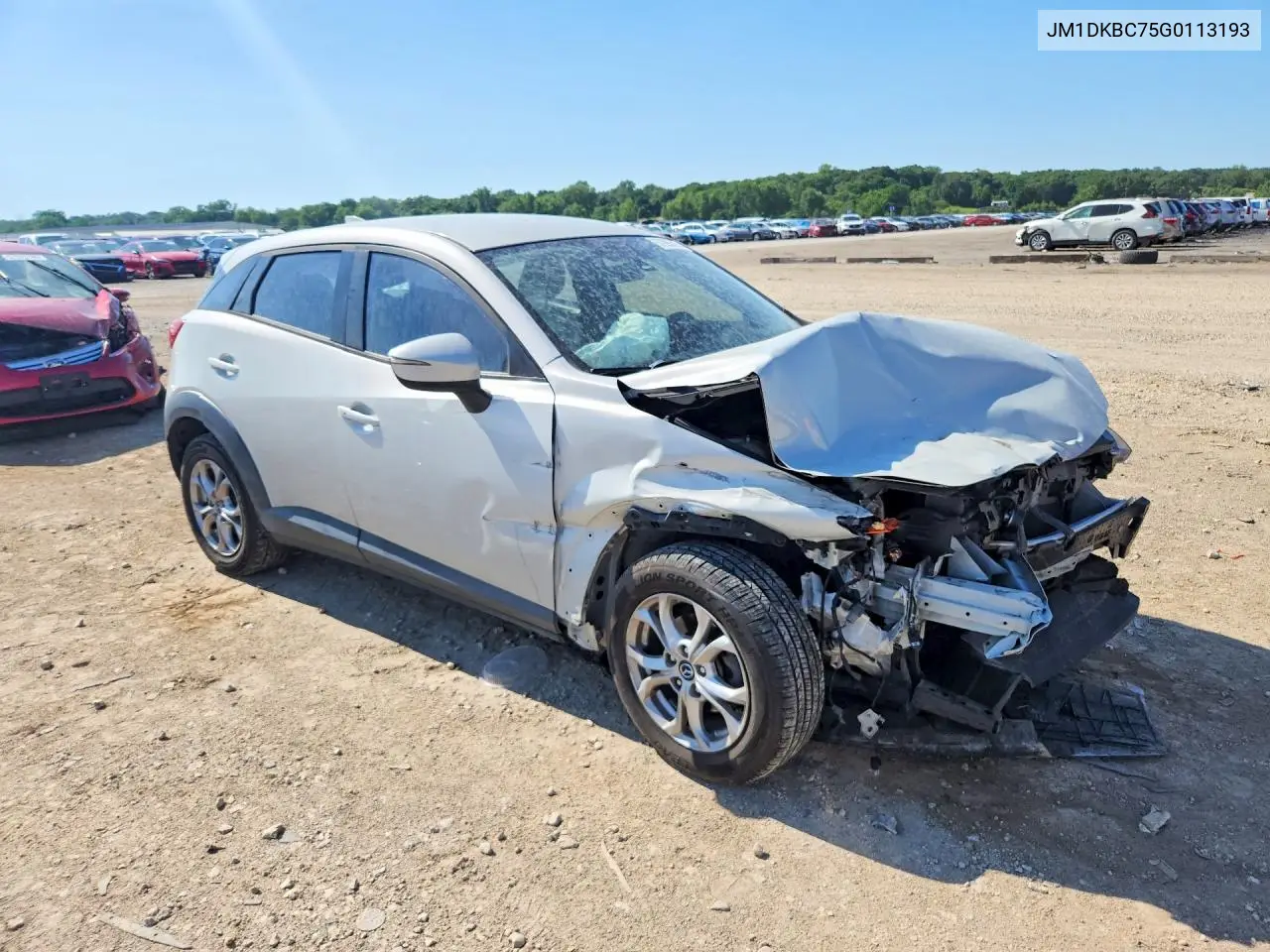 2016 Mazda Cx-3 Touring VIN: JM1DKBC75G0113193 Lot: 57996726
