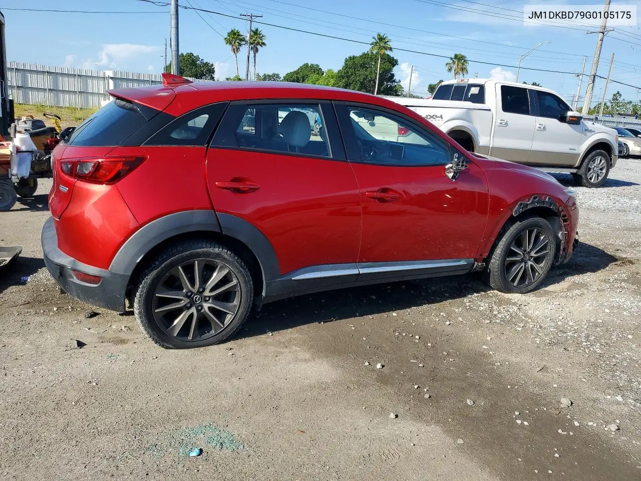 2016 Mazda Cx-3 Grand Touring VIN: JM1DKBD79G0105175 Lot: 58101216