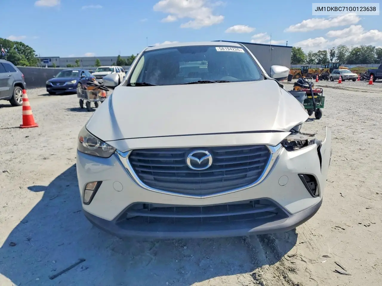 2016 Mazda Cx-3 Touring VIN: JM1DKBC71G0123638 Lot: 58194226
