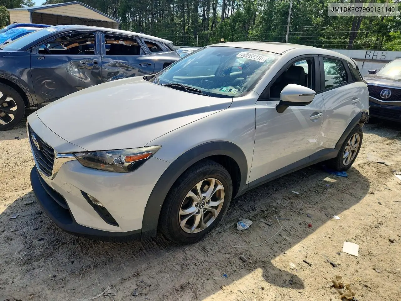 2016 Mazda Cx-3 Touring VIN: JM1DKFC79G0131140 Lot: 58262116