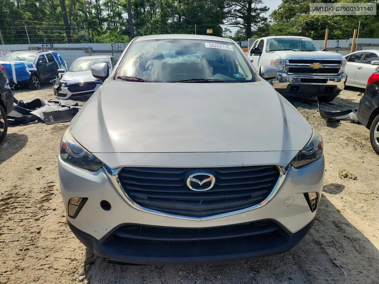 2016 Mazda Cx-3 Touring VIN: JM1DKFC79G0131140 Lot: 58262116
