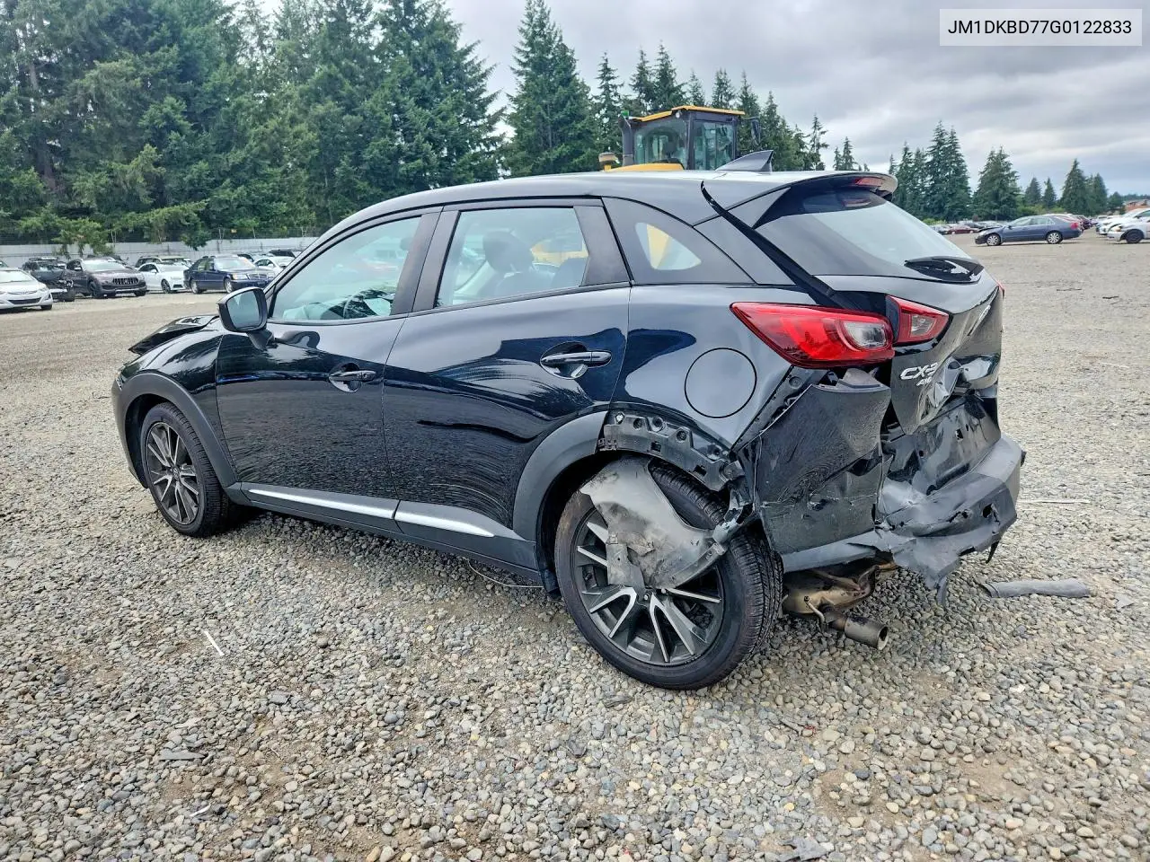 2016 Mazda Cx-3 Grand Touring VIN: JM1DKBD77G0122833 Lot: 58838666