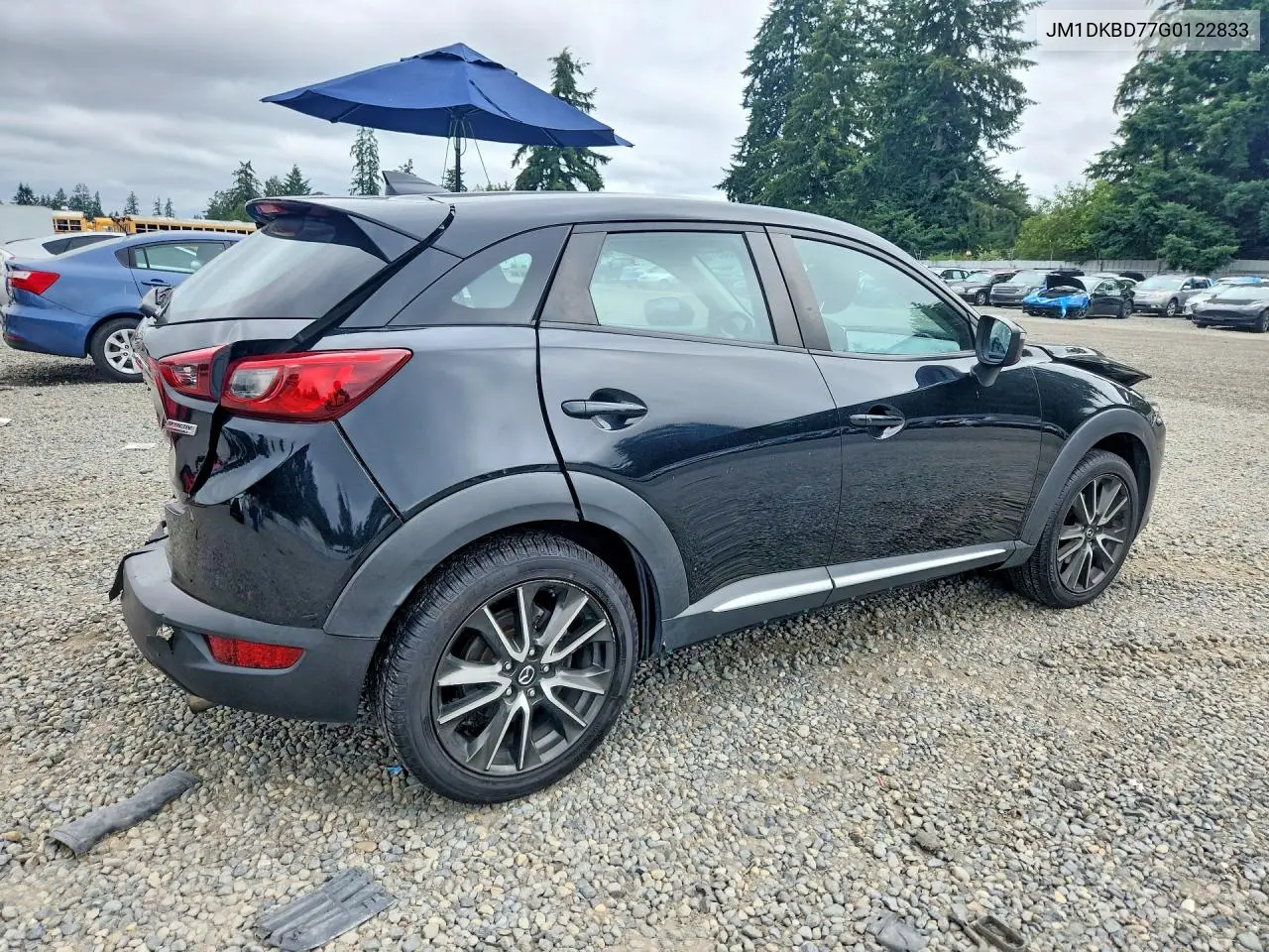 2016 Mazda Cx-3 Grand Touring VIN: JM1DKBD77G0122833 Lot: 58838666