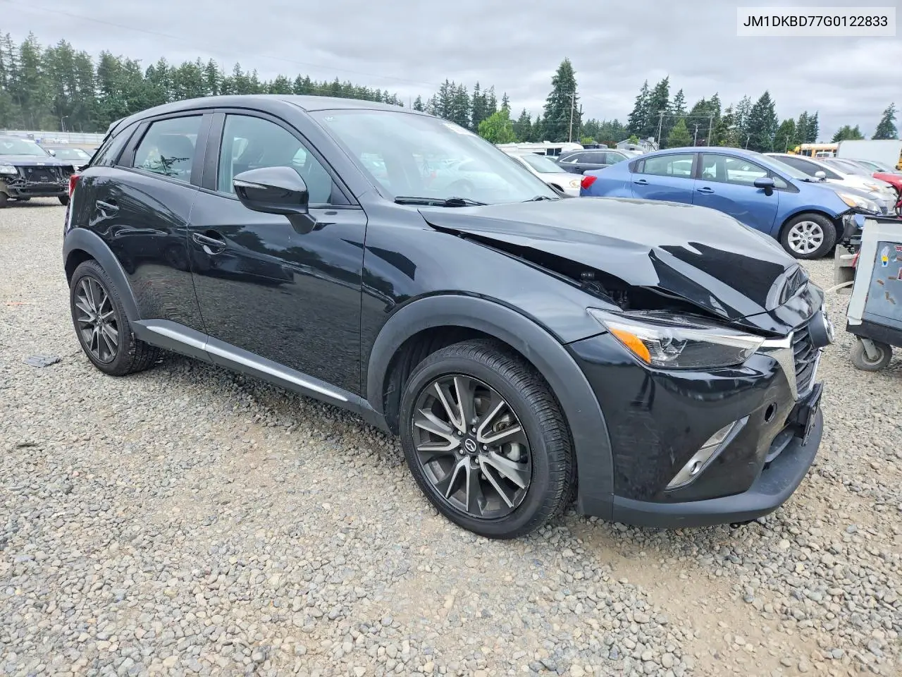 2016 Mazda Cx-3 Grand Touring VIN: JM1DKBD77G0122833 Lot: 58838666