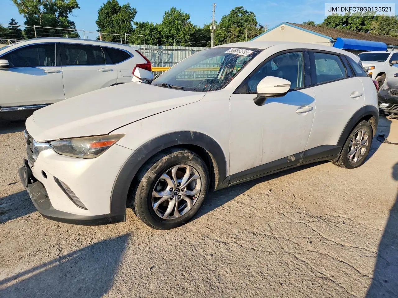 2016 Mazda Cx-3 Touring VIN: JM1DKFC78G0135521 Lot: 58880516