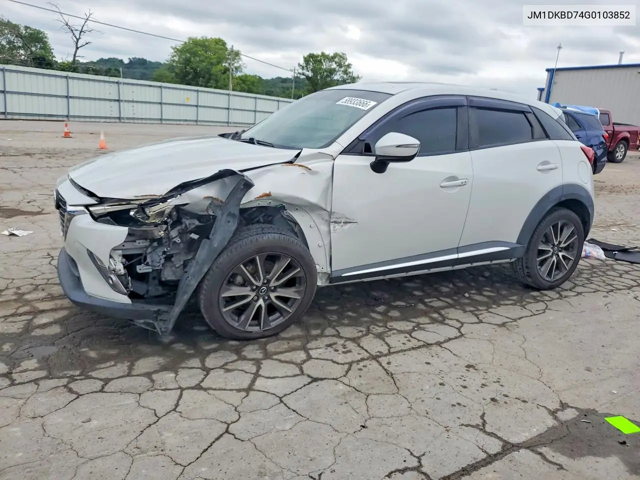 2016 Mazda Cx-3 Grand Touring VIN: JM1DKBD74G0103852 Lot: 58933666
