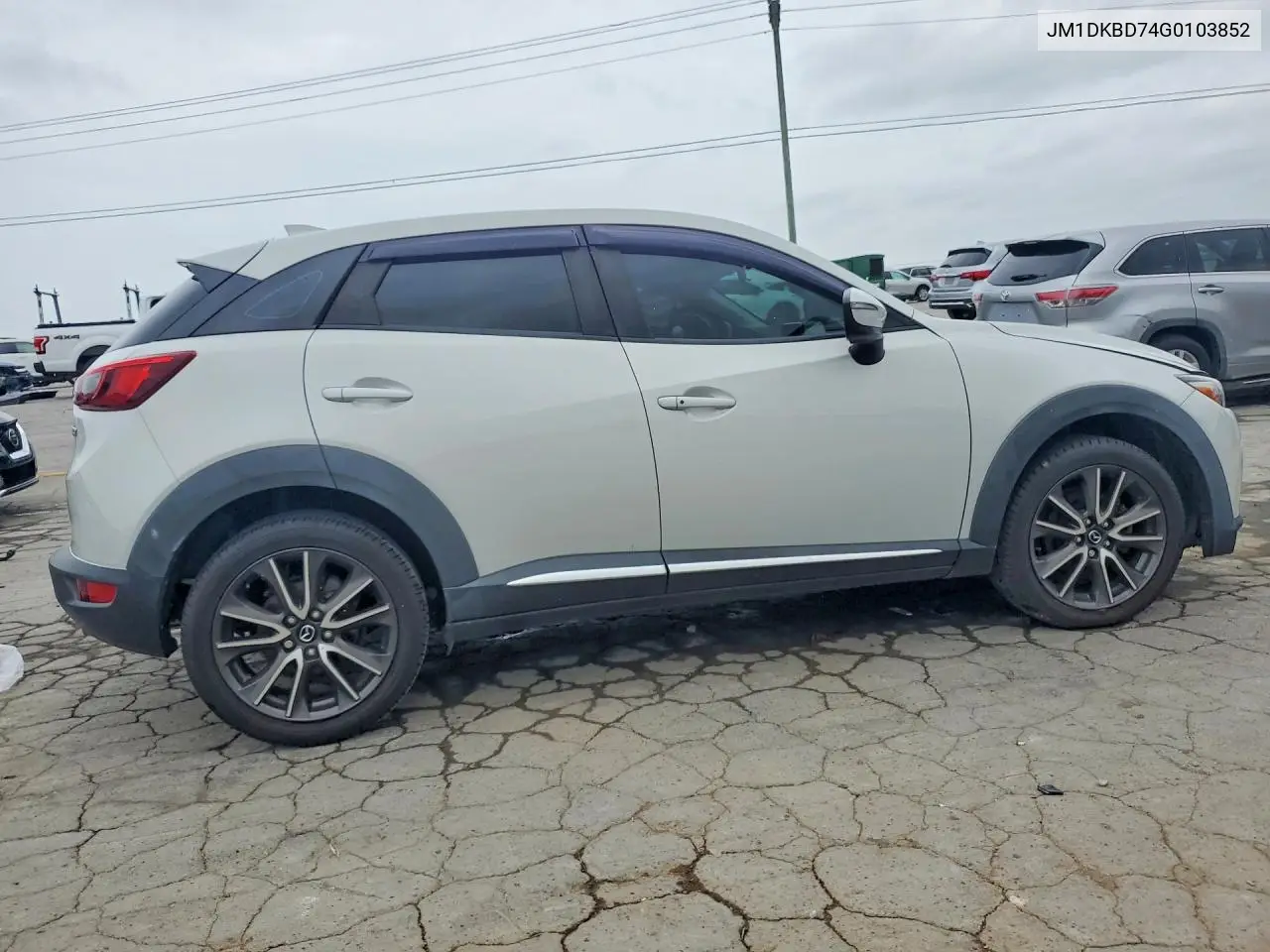 2016 Mazda Cx-3 Grand Touring VIN: JM1DKBD74G0103852 Lot: 58933666