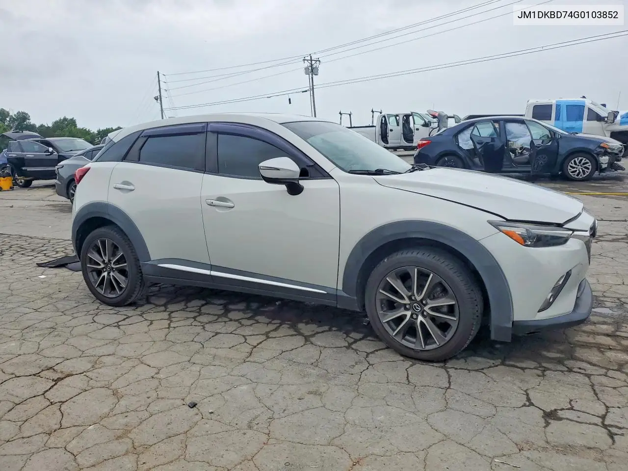 2016 Mazda Cx-3 Grand Touring VIN: JM1DKBD74G0103852 Lot: 58933666