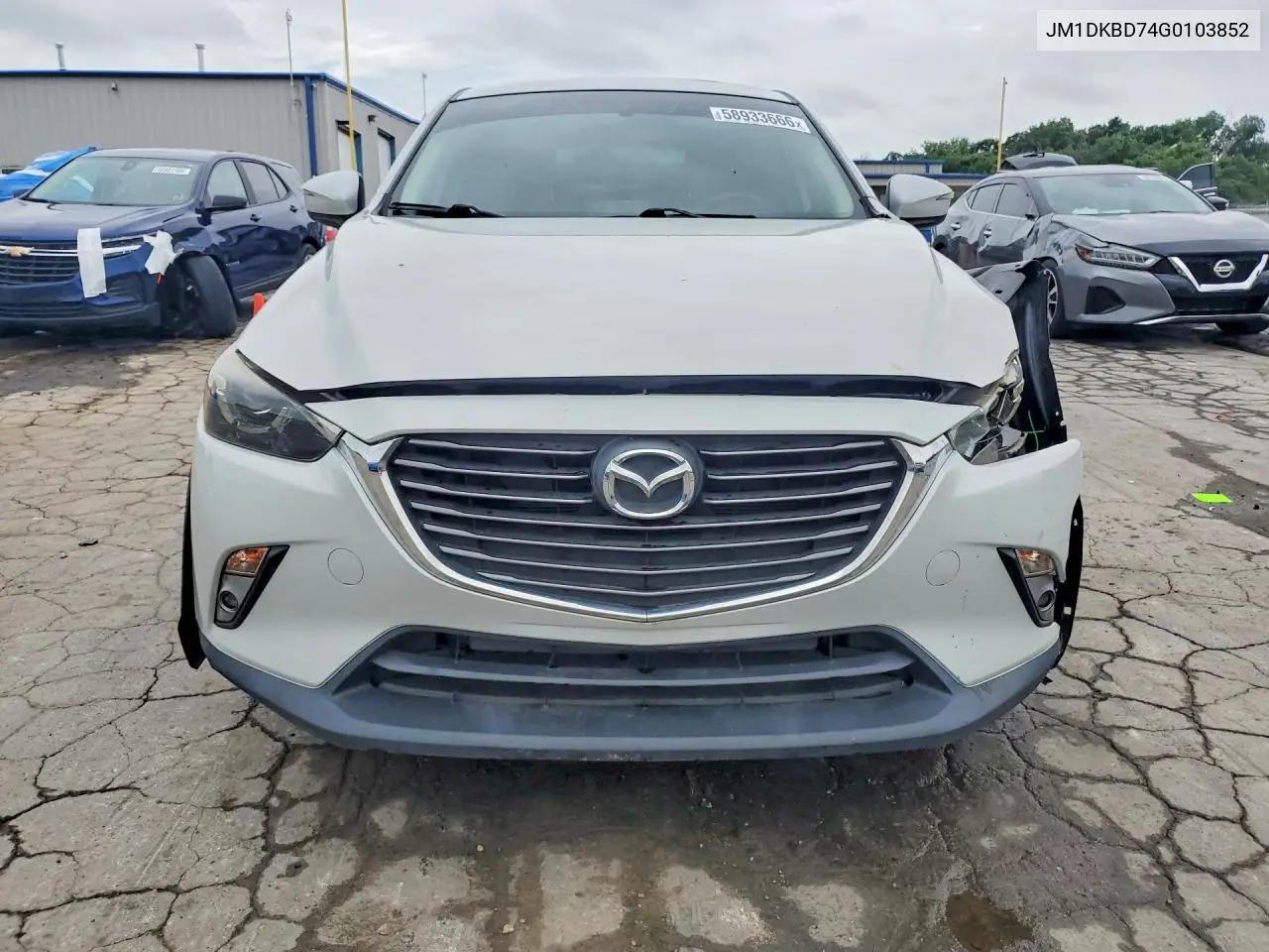 2016 Mazda Cx-3 Grand Touring VIN: JM1DKBD74G0103852 Lot: 58933666