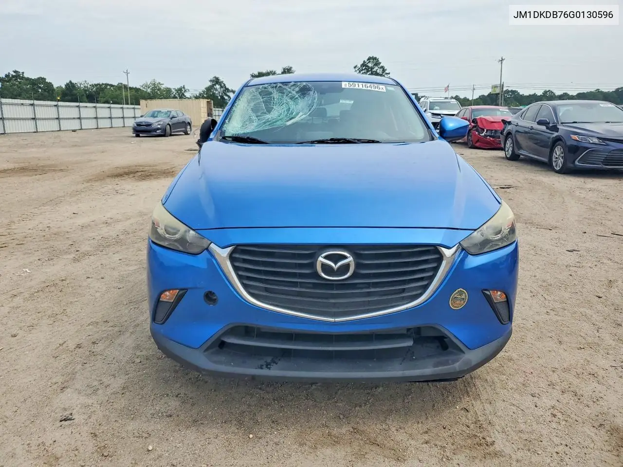 2016 Mazda Cx-3 Sport VIN: JM1DKDB76G0130596 Lot: 59116496