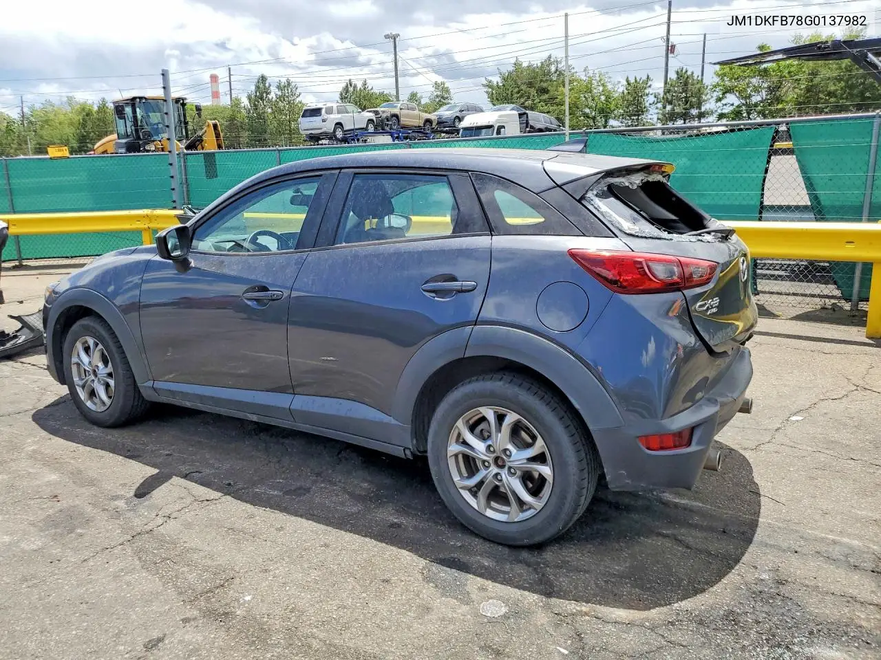 2016 Mazda Cx-3 Sport VIN: JM1DKFB78G0137982 Lot: 59398716