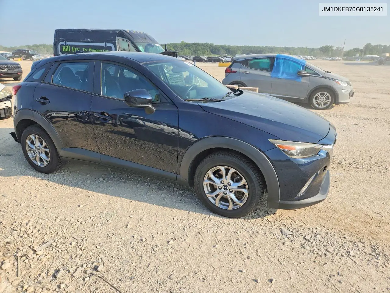 2016 Mazda Cx-3 Sport VIN: JM1DKFB70G0135241 Lot: 59655436