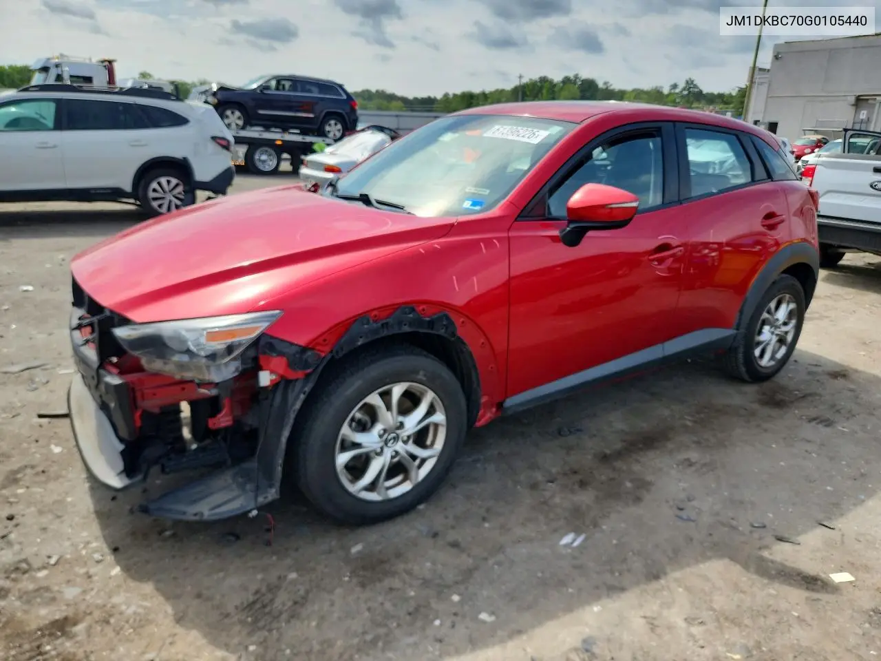 2016 Mazda Cx-3 Touring VIN: JM1DKBC70G0105440 Lot: 61396226