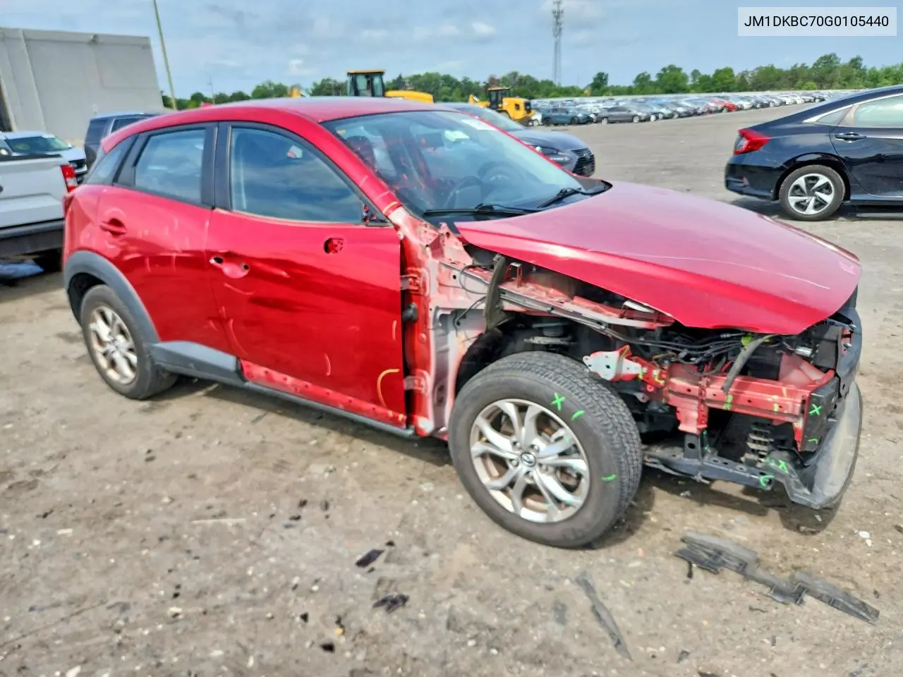 2016 Mazda Cx-3 Touring VIN: JM1DKBC70G0105440 Lot: 61396226