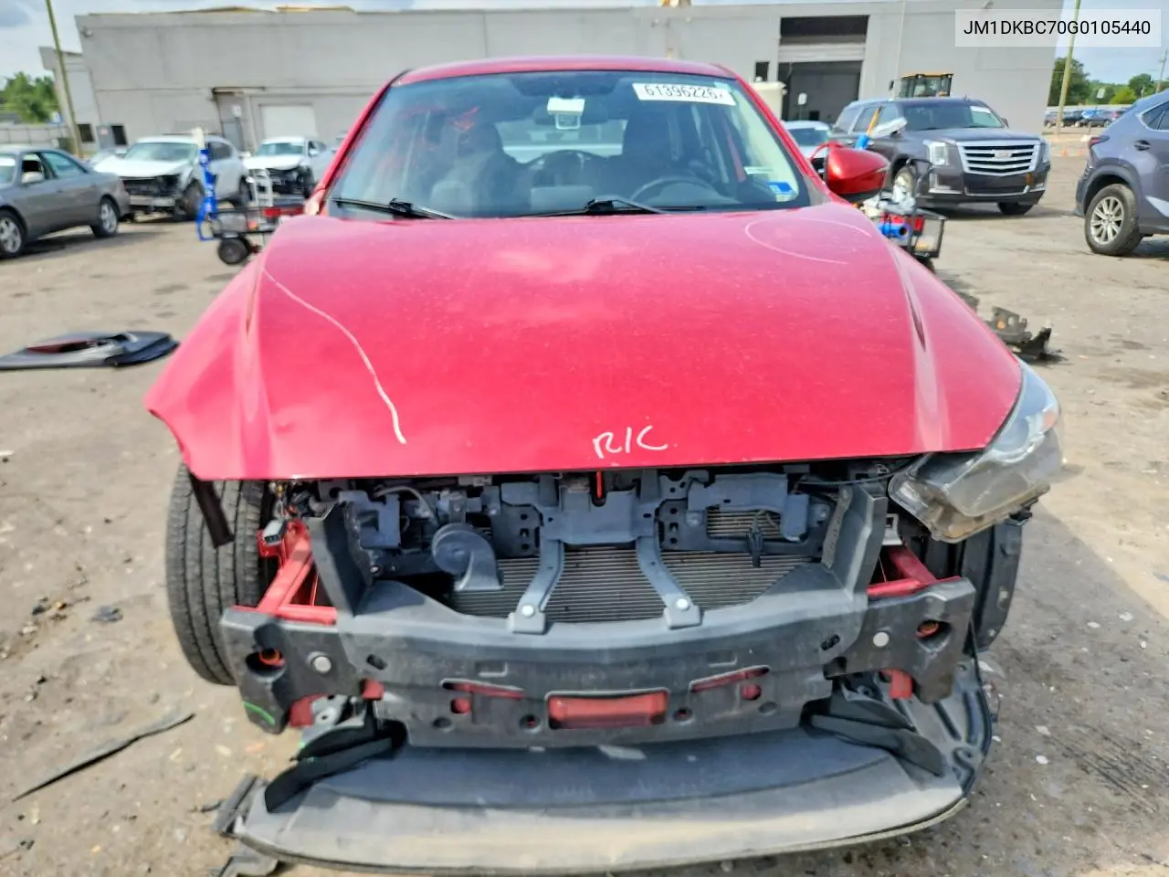 2016 Mazda Cx-3 Touring VIN: JM1DKBC70G0105440 Lot: 61396226