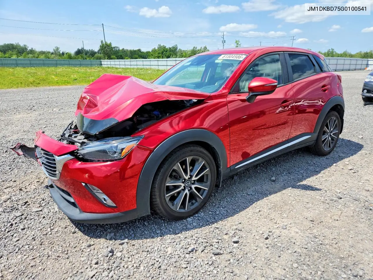 2016 Mazda Cx-3 Grand Touring VIN: JM1DKBD75G0100541 Lot: 61504586