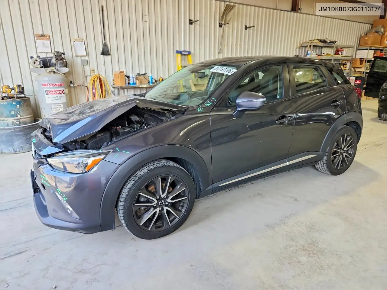 2016 Mazda Cx-3 Grand Touring VIN: JM1DKBD73G0113174 Lot: 61737766