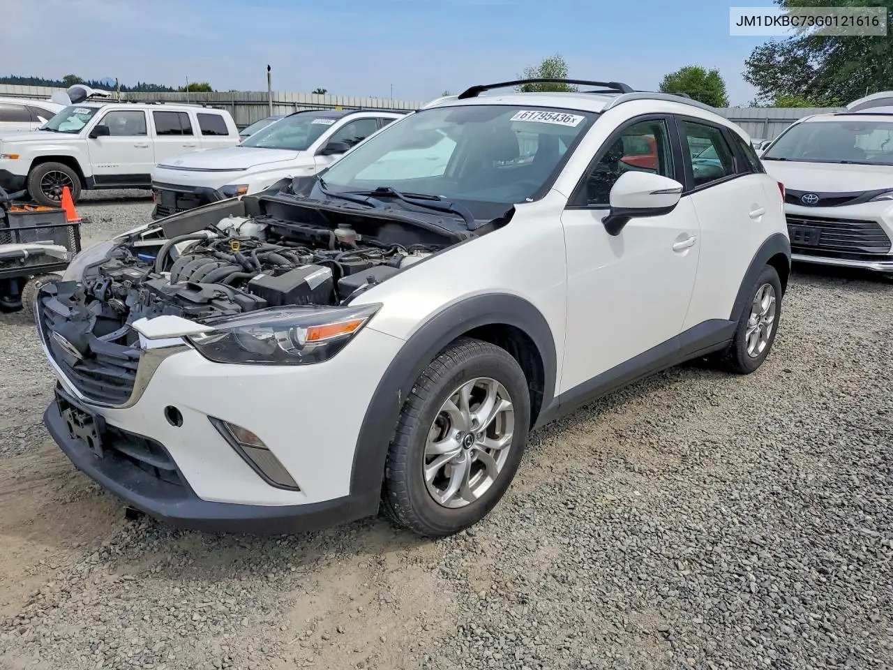 2016 Mazda Cx-3 Touring VIN: JM1DKBC73G0121616 Lot: 61795436