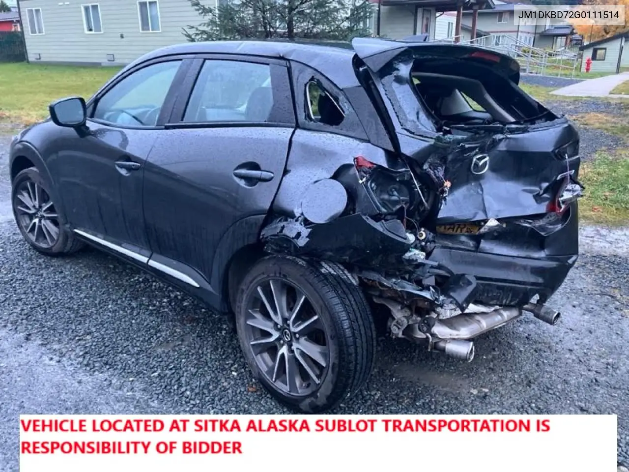 JM1DKBD72G0111514 2016 Mazda Cx-3 Grand Touring